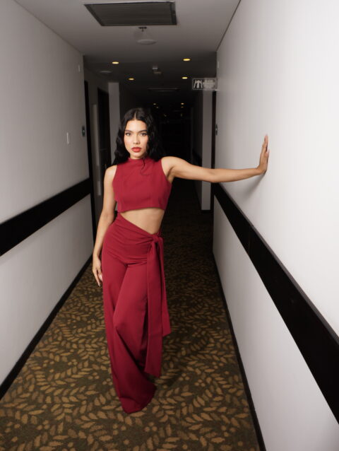 PANTALON TURIN BURGUNDY