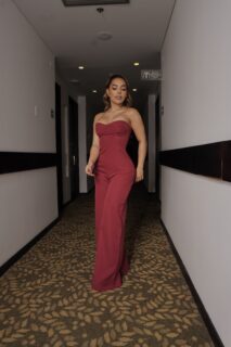 JUMPSUIT CARA BURGUNDY