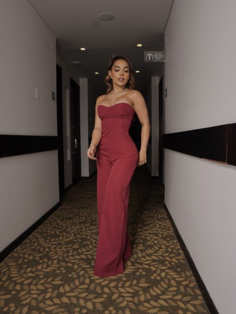 JUMPSUIT CARA BURGUNDY