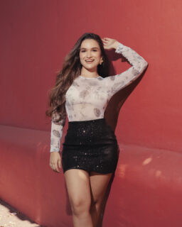 FALDA LENTEJUELAS NEGRO